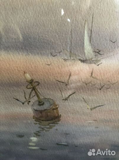 Картина «Вечерние парусники» В. Ростовский