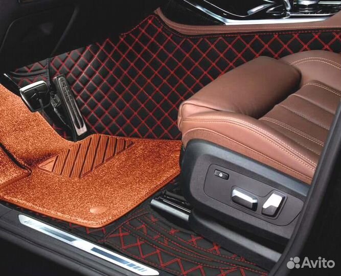 3D Коврики Lexus LX из Экокожи