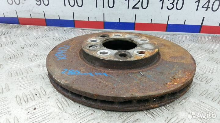 Диск тормозной передний Opel Meriva 2 (B) 2011