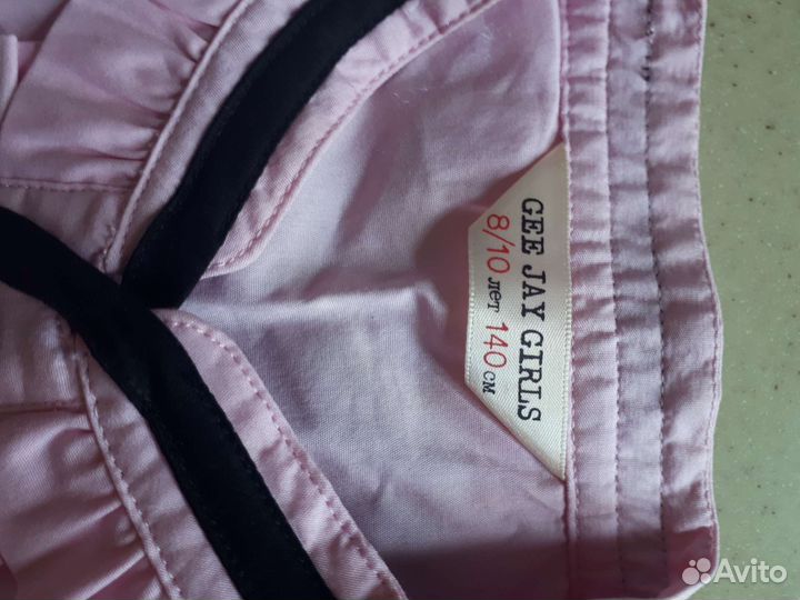 Рубашка школьная новая 8-10 лет. Новая