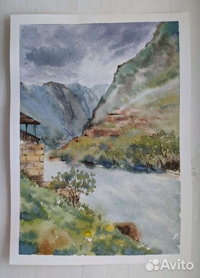 Картина акварель