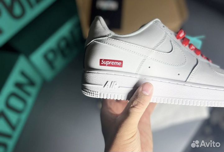 Кроссовки nike air force 1 supreme оригинал