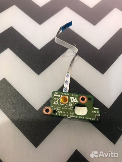 Кнопка включения и шлейф для ноутбука Asus X551MA