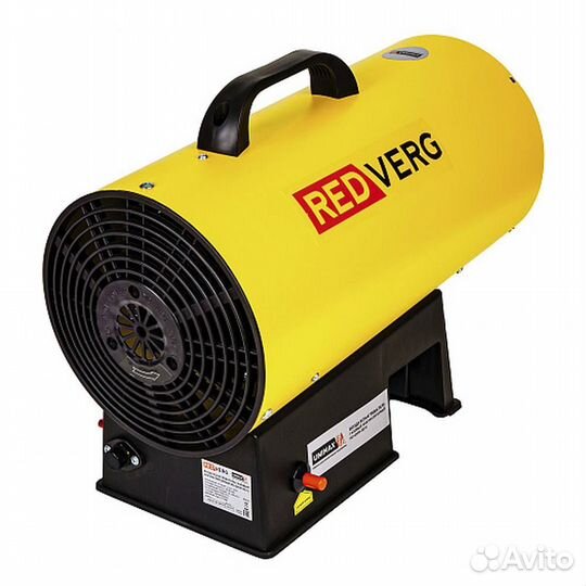Воздухонагреватель газовый аккумуляторный redverg RD-GH18-30/U (без акк, без з/у)
