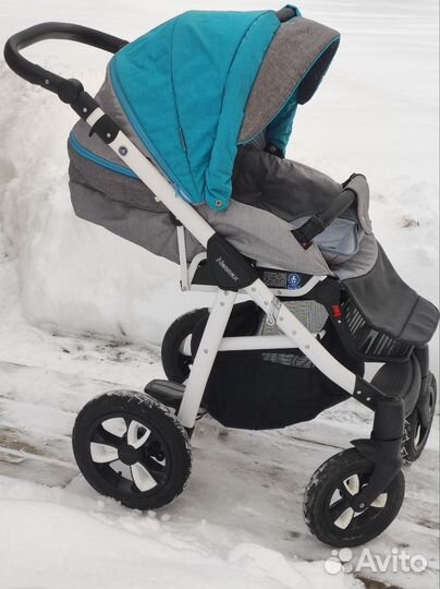 Коляска adamex 3 в 1 бу