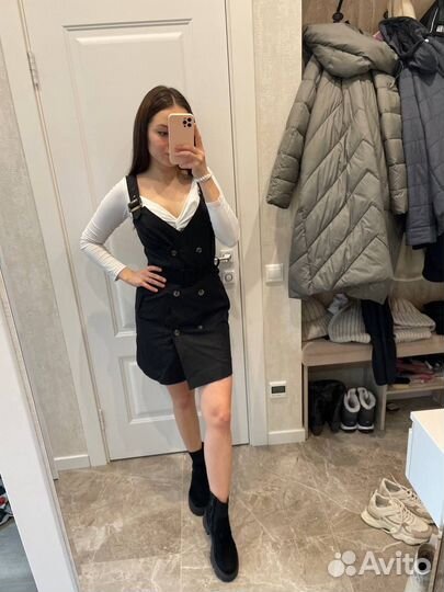 Сарафан офисный классический