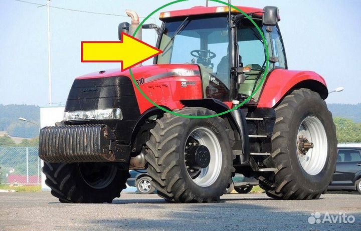 Стекло лобовое Case Magnum 225 / 335