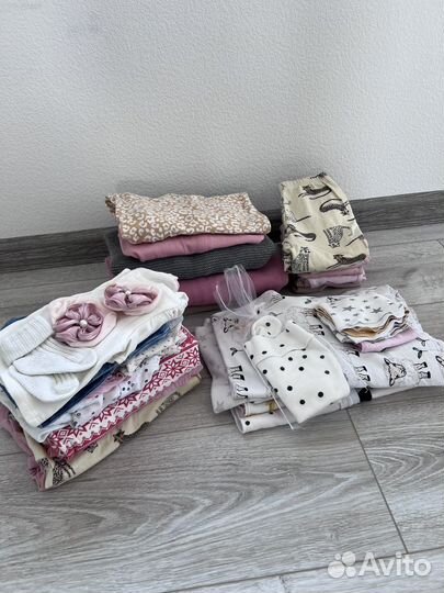 Одежда для девочки 62-68 пакетом