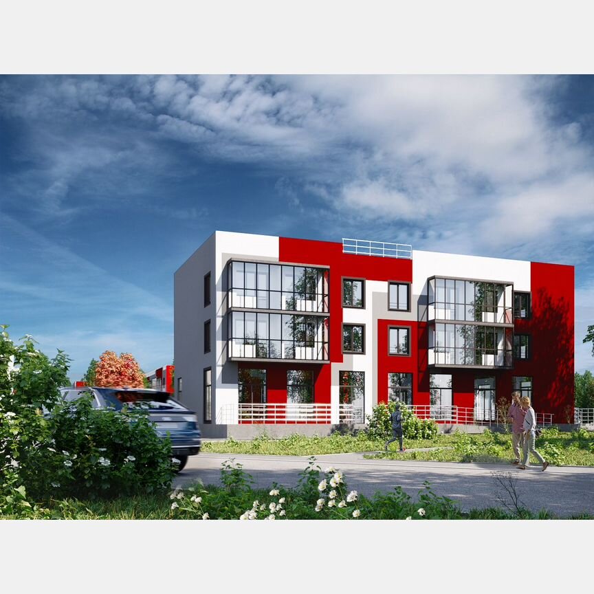 2-к. квартира, 56,4 м², 1/3 эт.