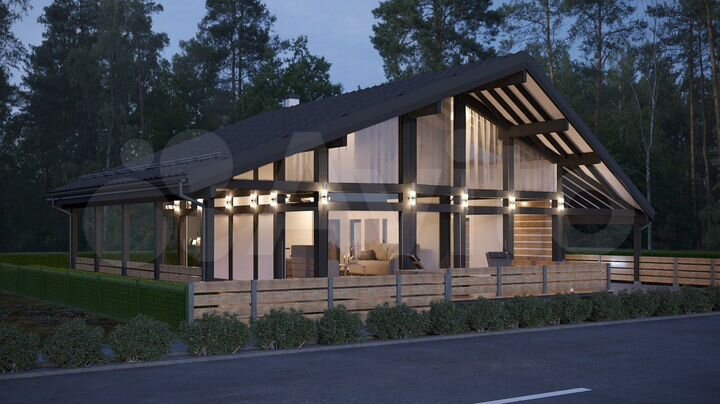 Дом 196 м² на участке 6,3 сот.