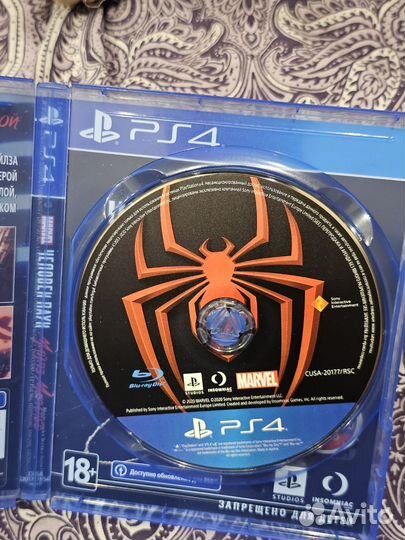 Человек паук Майлз Моралес ps4/ps5