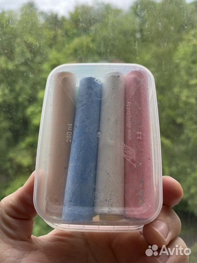 Мелки для рисования цветные 7 шт