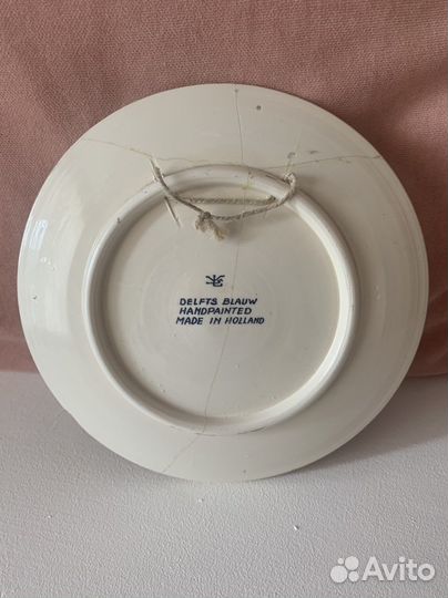 Настенная тарелка Delfts