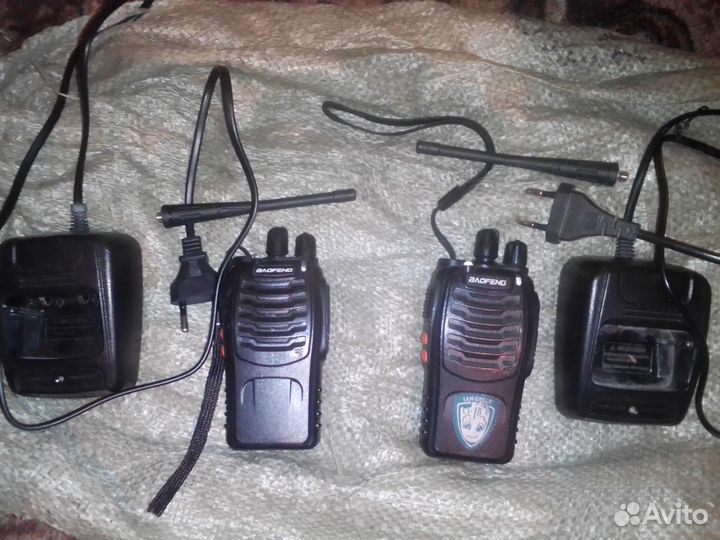 2 рации тактические баофенг Baofeng