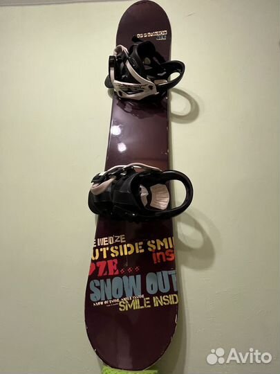 Сноуборд комплект мужской 148 см