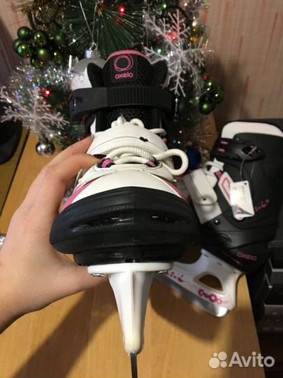 Коньки ледовые oxelo Fit 3