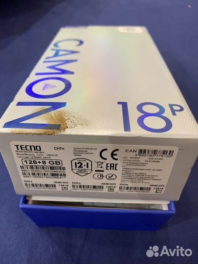 TECNO Camon 18P, 8/128 ГБ