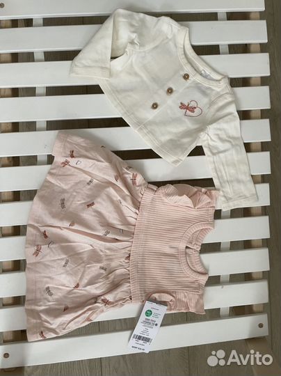 Платье боди 56 68 74 Carters
