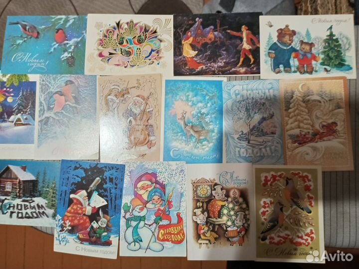 Открытки СССР с новым годом