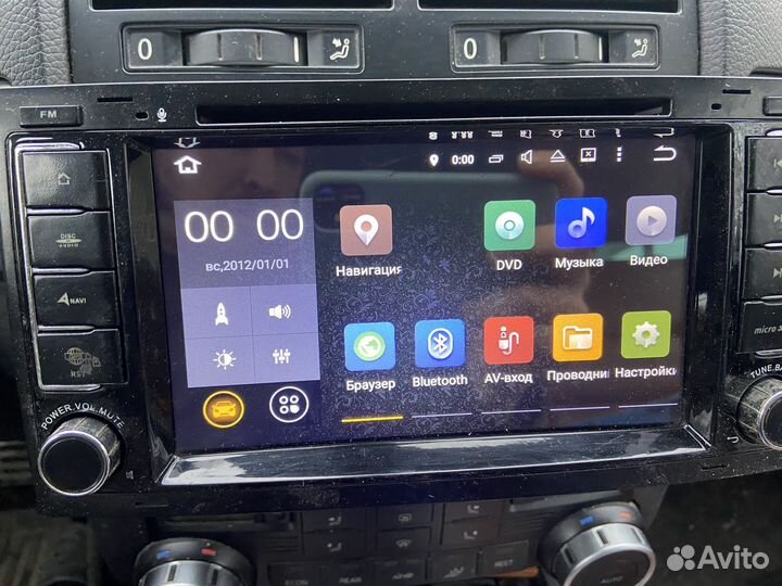 Магнитола android для Touareg 1