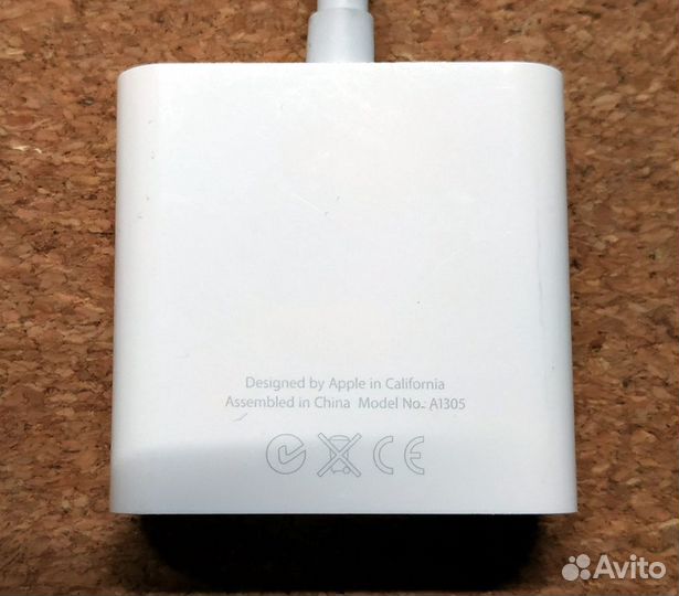 Адаптер Apple оригинал Thunderbolt-DVI