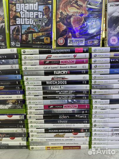 Диски с играми для Xbox 360