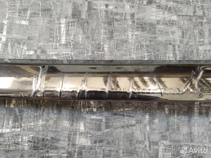 Молдинг переднего бампера хром Highlander 2012