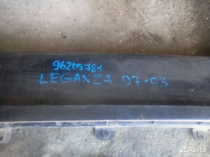 Усилитель бампера задний Daewoo Leganza