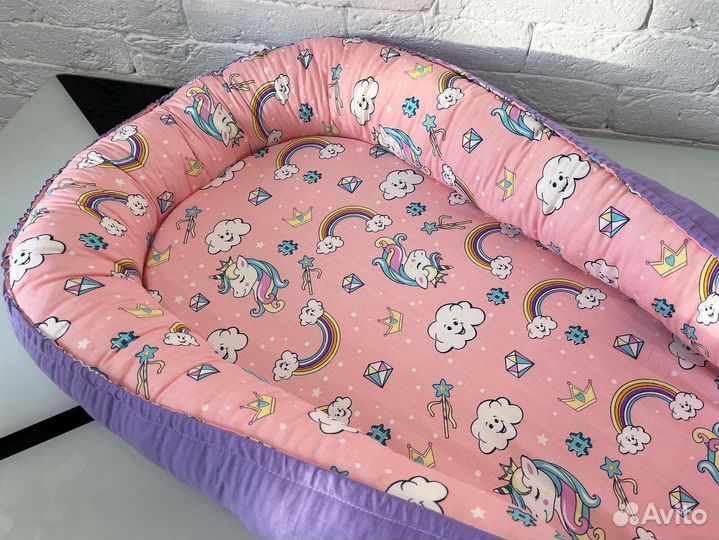 Кокон для новорождённого+ подушка