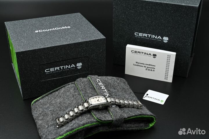 Часы Certina DS Mini Titanium Швейцария новые