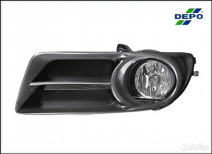 Королла де120 туманка правая