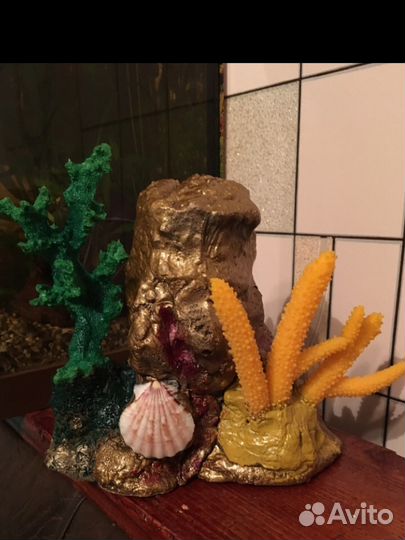 Декор для аквариума. Коралловый грот