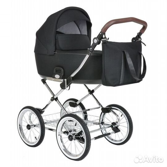 Коляска детская 1 в 1 Roan Bass Next (black)