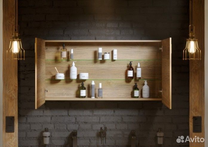 Мебель для ванной Aqwella Mobi 80 бетон светлый