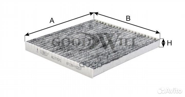 Фильтр салона toyota avensis II/corolla 02