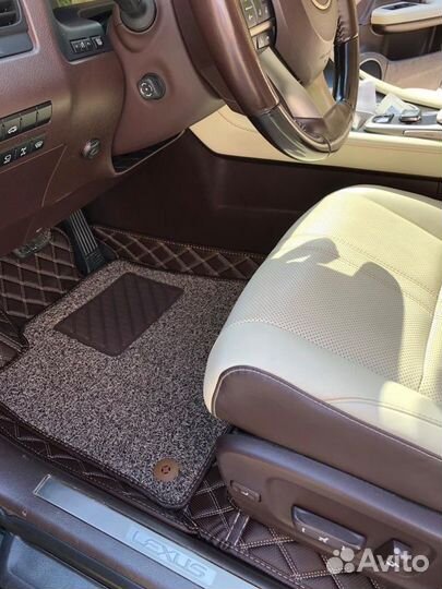 3D коврики из экокожи Lexus RX Лексус рх