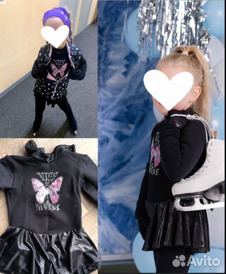 Костюм (платье) для фигурного катания 104-110