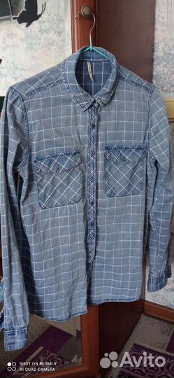 Джинсовая рубашка