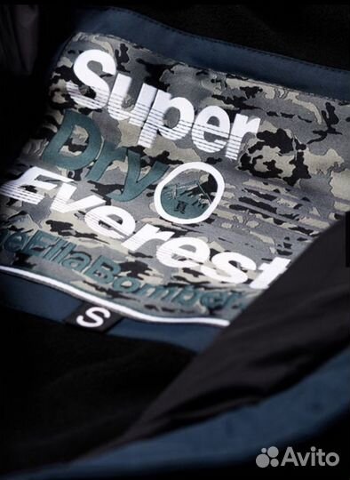 Куртка - бомбер женская зимняя superdry sport ever