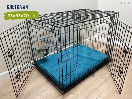 Клетка для собак №4 (93х65х70 см) с поддоном