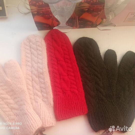 Варежки женские ручной работы