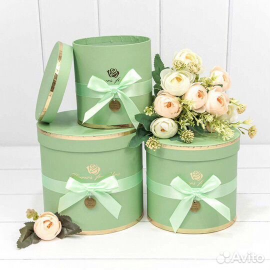 Шляпные коробки для цветов