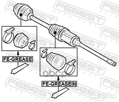 Смазка шруса FE-grease FE-grease Febest