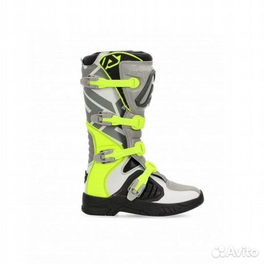 Мотоботы Acerbis X-team grey-yellow