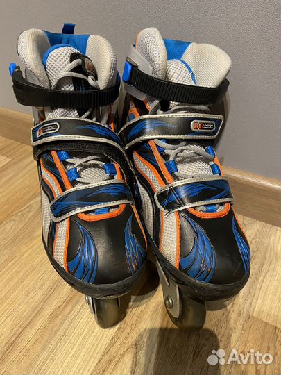 Роликовые коньки раздвижные reaction 36 размер +6