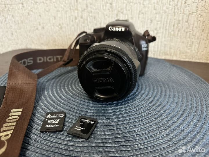 Зеркальный фотоаппарат canon eos 1100d