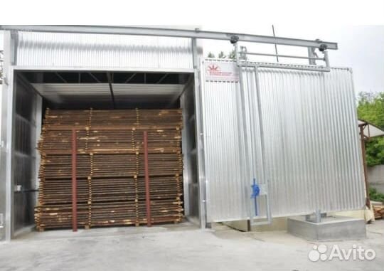 Сушильная камера Bes Bollmann для древесины 50м3