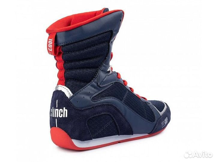 Боксерки Clinch Olimp сине-красные C415