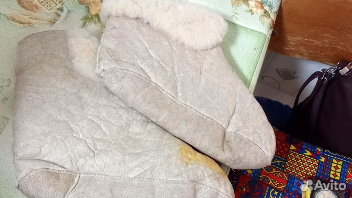 Чуни из овчины