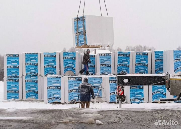 Пеноблок D400, D500, D600